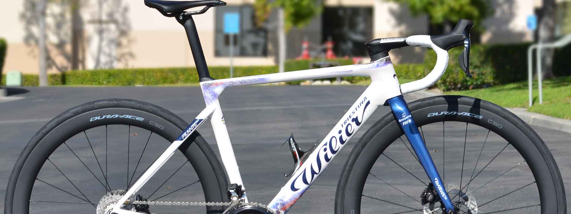 Wilier Triestina Team FDJ Filante SLR road bike at twohubs.com